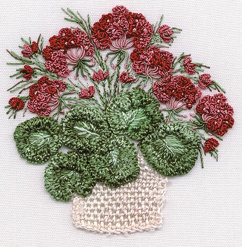 1421 Geranium Basket